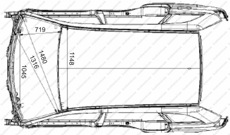 Контрольные кузовные точки чери вери а13