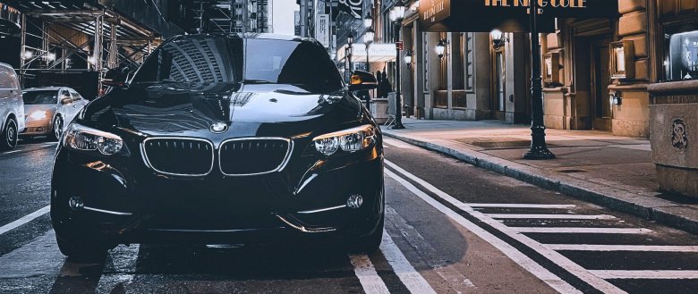 Чëрная бмв