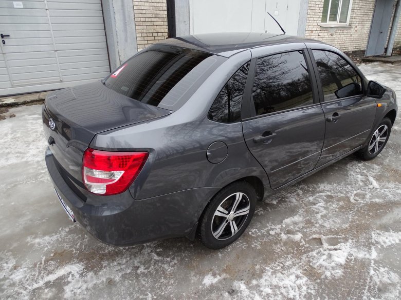 Серая лада гранта