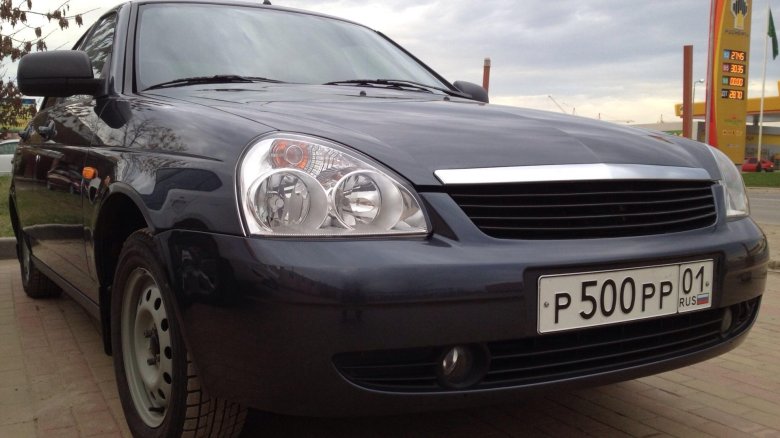 Черная лада приора