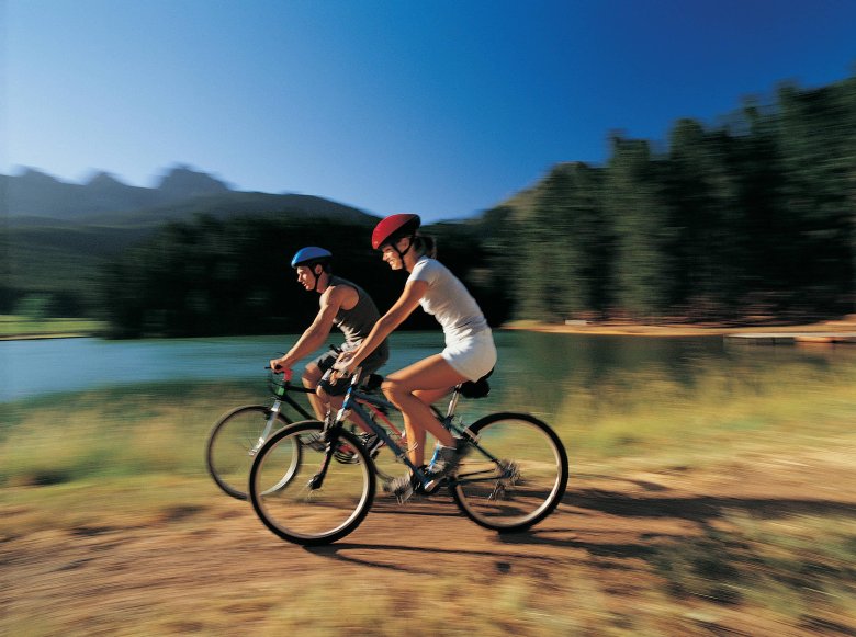 Велосипед с человеком