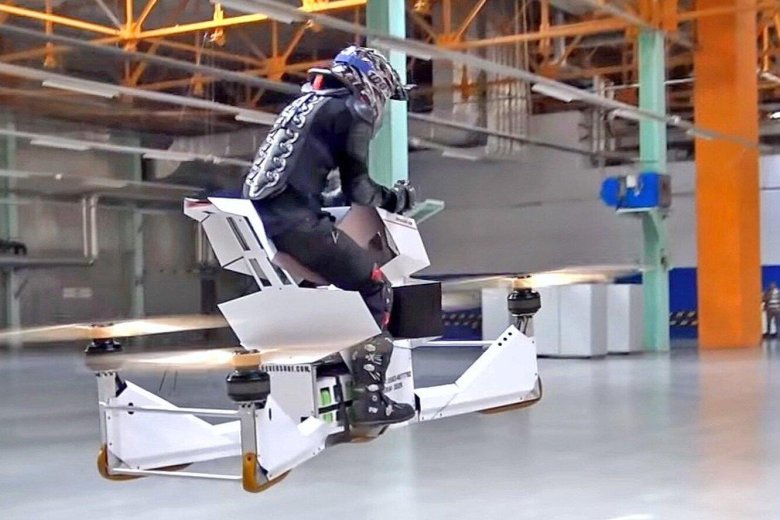 Летающий мотоцикл hoverbike s3