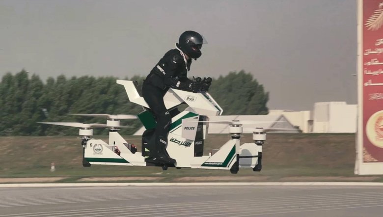 Ховербайк летающий дубай полиция