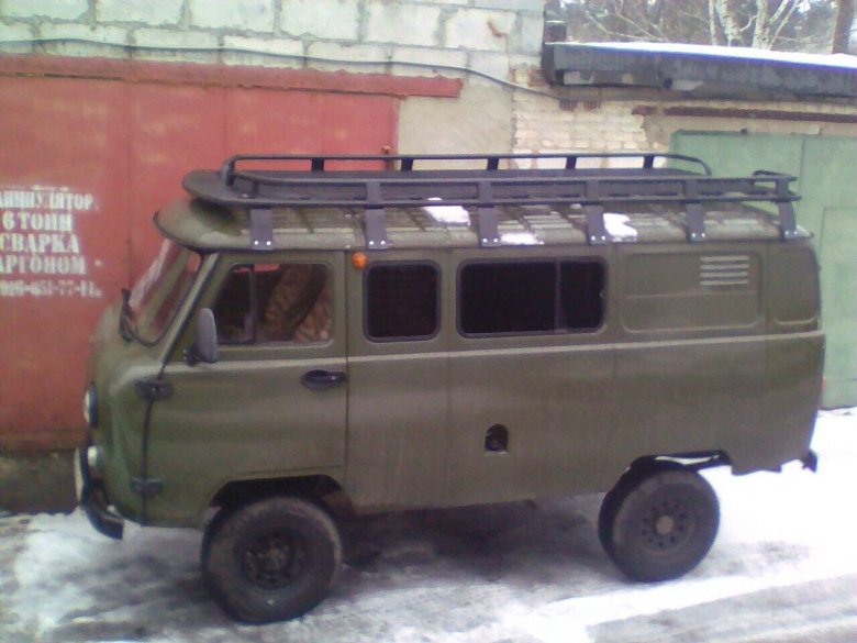 Рейлинги уаз 452