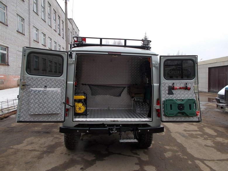 Уаз буханка багажник внутри