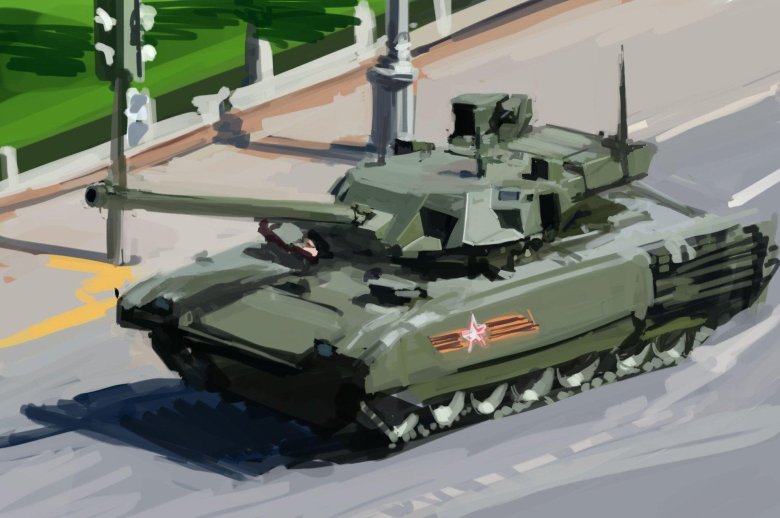 Русский танк армата