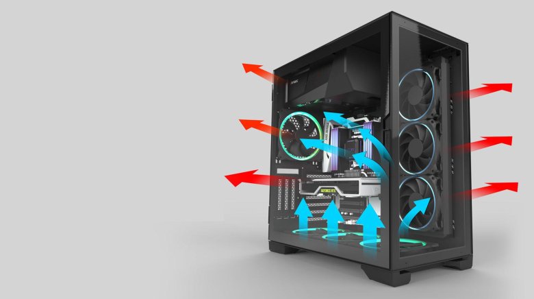 Циркуляция воздуха в корпусе пк