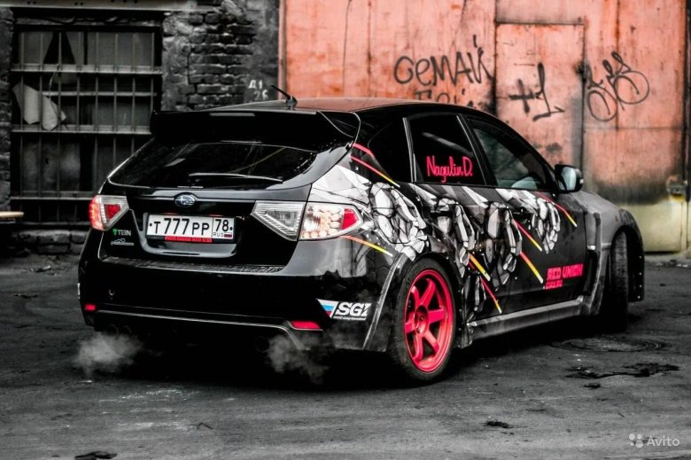 Subaru impreza wrx sti 2008 винил