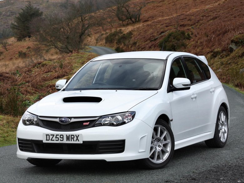 Subaru impreza wrx sti 2008 белая