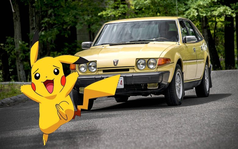 Субару покемон желтый