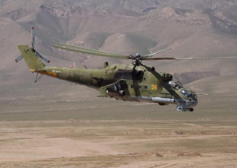 Вертолет ми 24 в афганистане