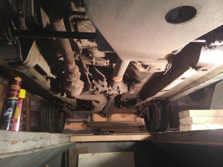 Шевроле нива днище 2004