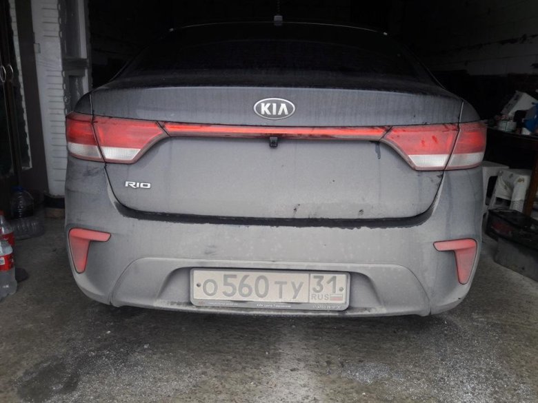 Kia rio 2017 задние парктроники