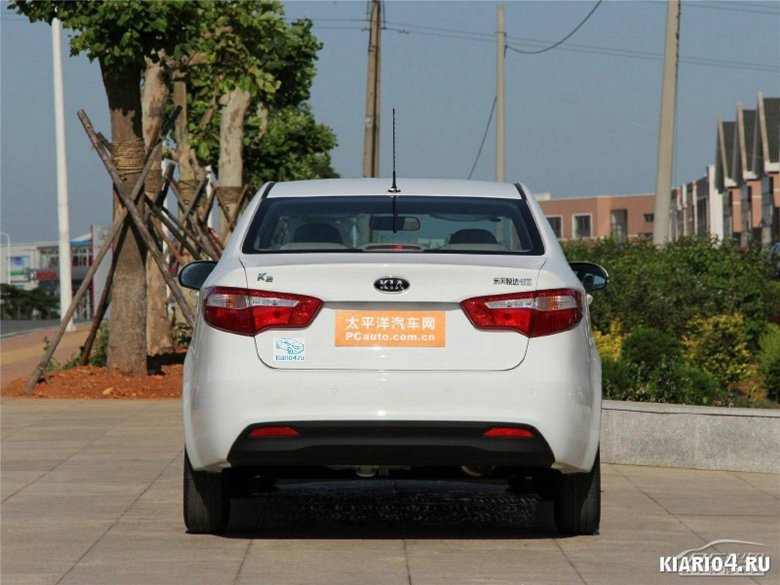 Киа рио 2013 сзади