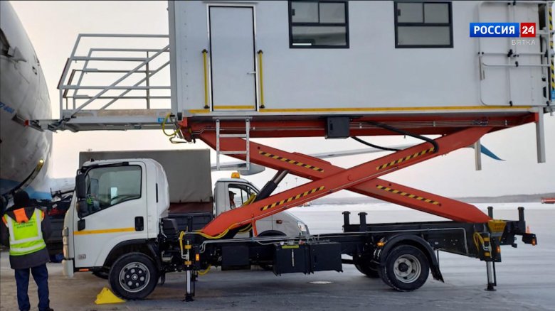 Амбулифт в аэропорту внуково