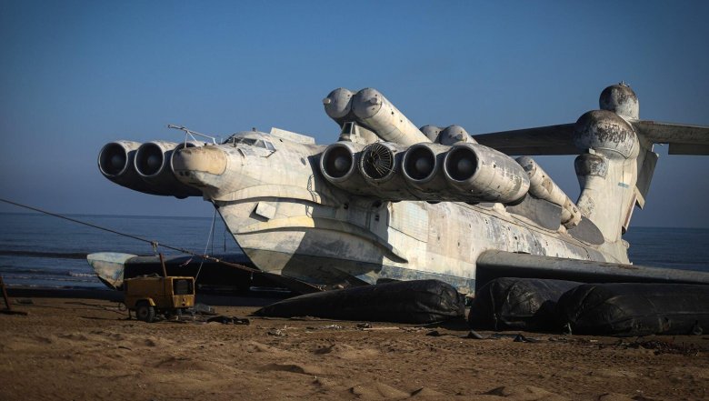 Каспийский монстр экраноплан лунь