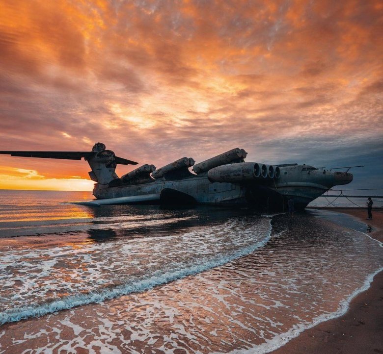 Каспийский монстр экраноплан лунь