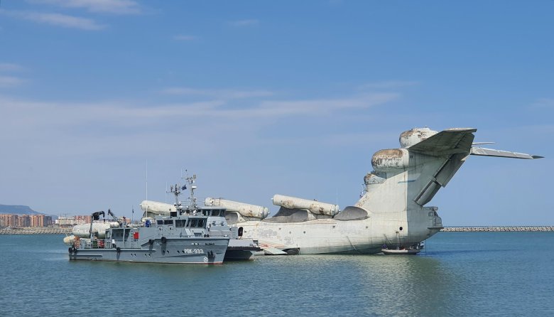 Каспийский монстр экраноплан лунь