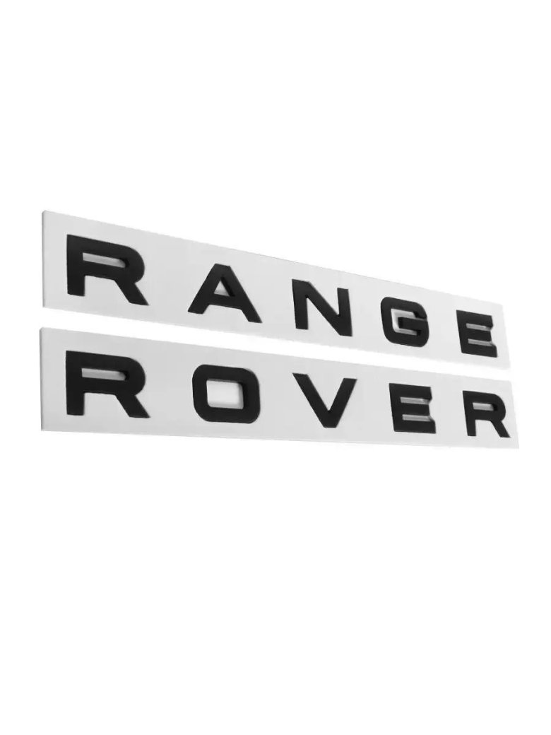 Надпись шильдик range rover