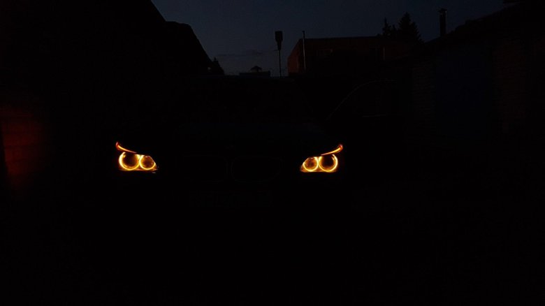 Бмв е 60 ангельские глазки