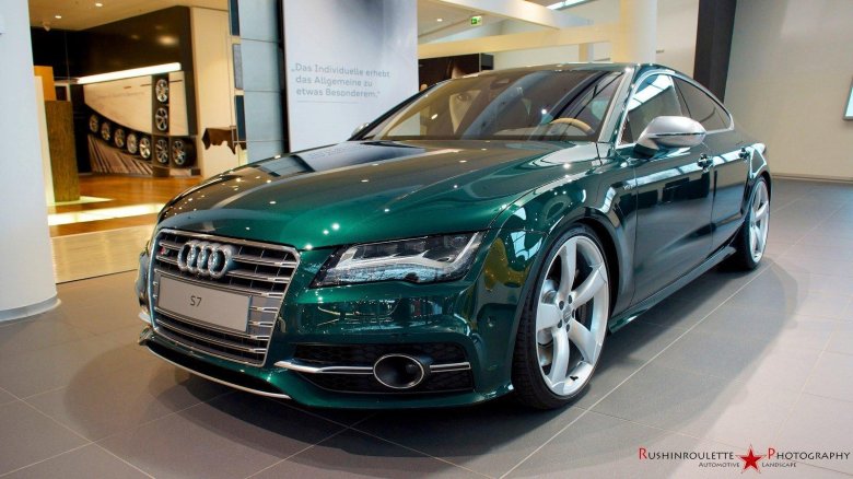 Ауди а5 зеленый металлик