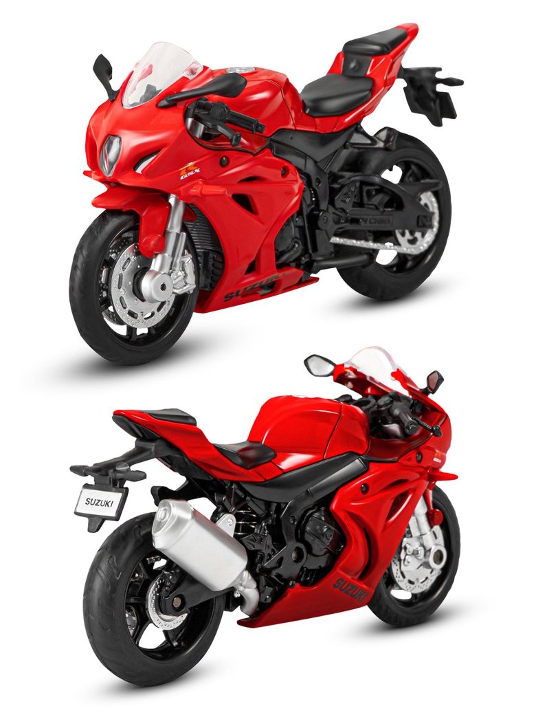 Игрушечный мотоцикл металлический