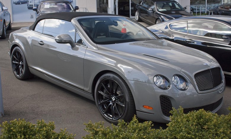 Bentley continental supersports convertible