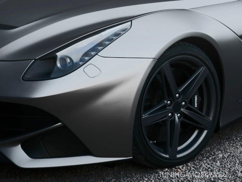 Ferrari f12 berlinetta серая