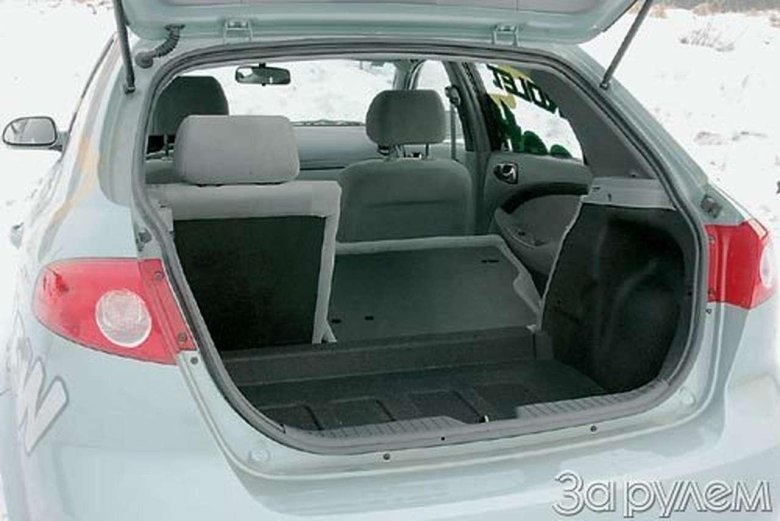 Размеры багажника лачетти хэтчбек