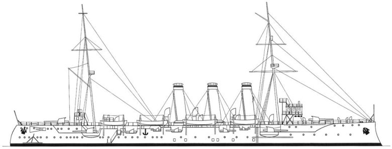 Касаги бронепалубный крейсер