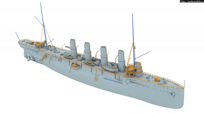 Модель сборная крейсер варяг