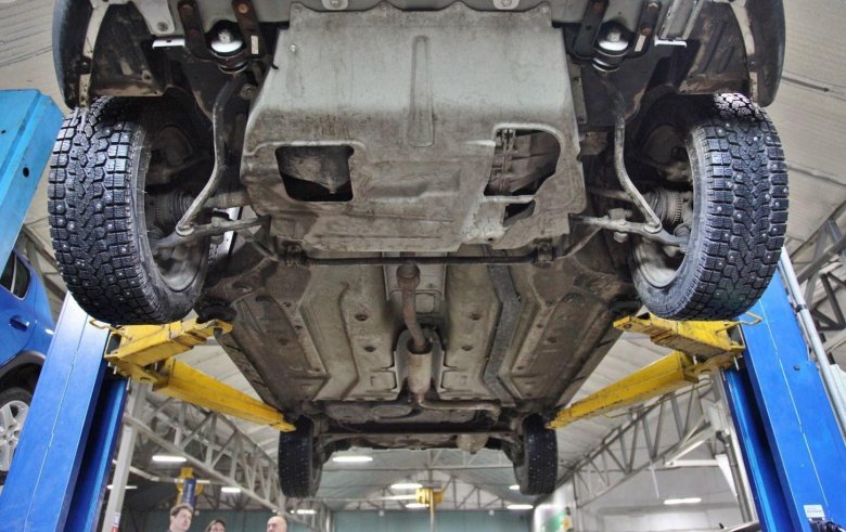 Днище рено логан 2