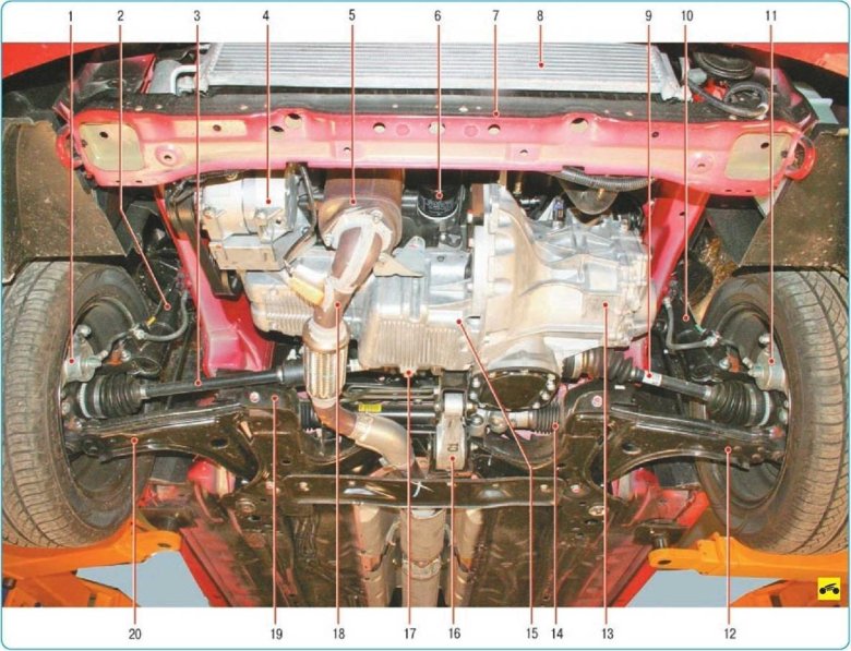 Днище шевроле лачетти