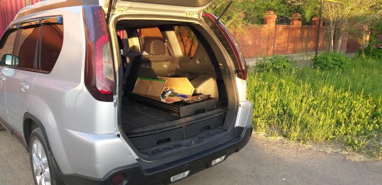 Nissan x-trail 2011 багажник