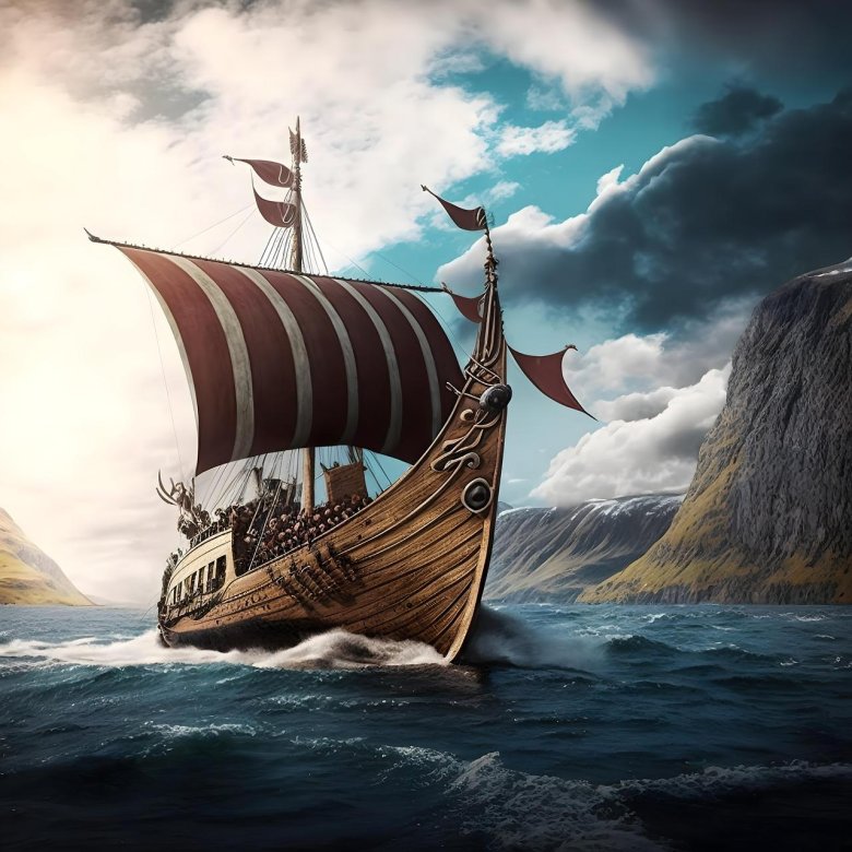 Драккар викингов