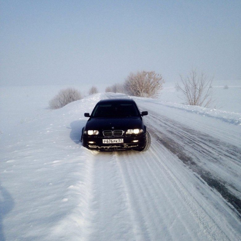 Бмв е38 дрифт зимой