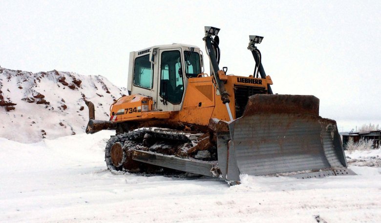 Бульдозер либхер 734