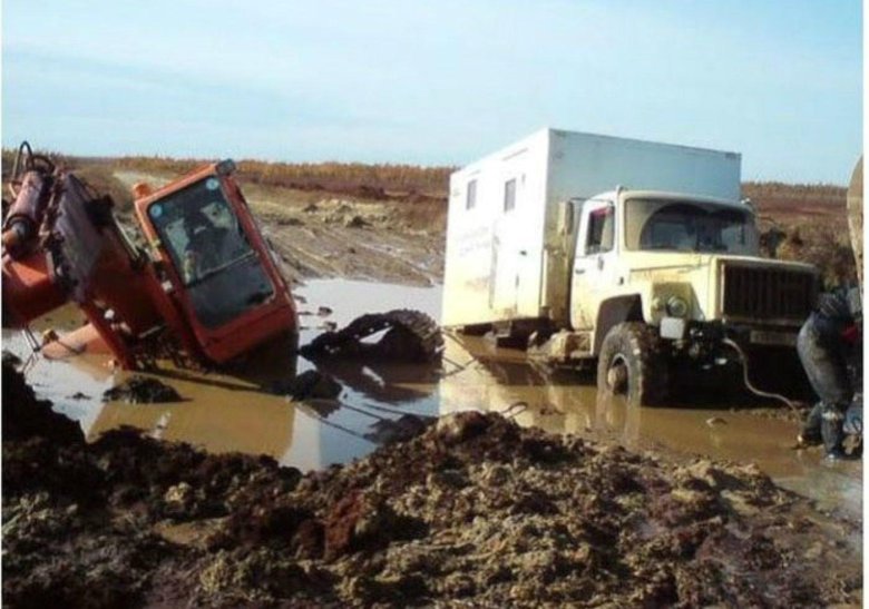 Российские дороги бездорожье