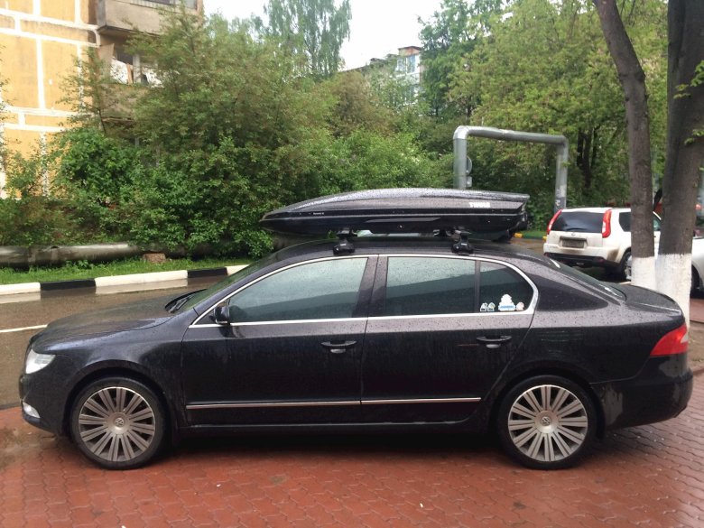 Багажник на крышу шкода суперб
