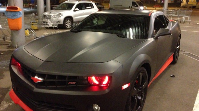 Шевроле камаро черная матовая