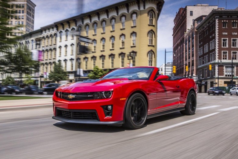 Chevrolet camaro zl1 красный