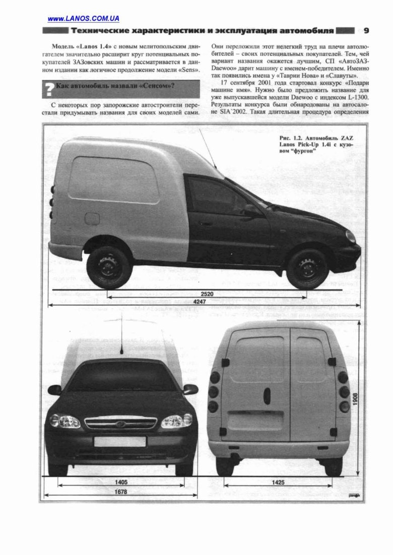 Заз ланос пикап