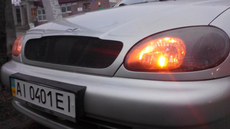 Габаритные огни ланос шевроле