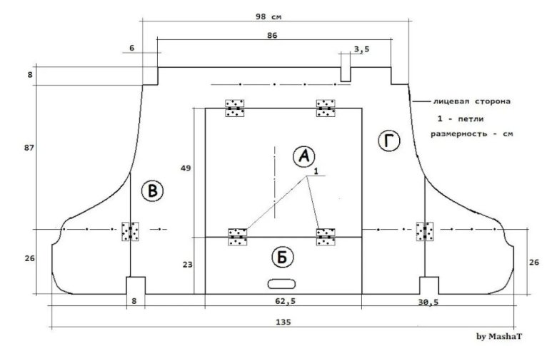 Пол багажника ваз 2112 чертеж