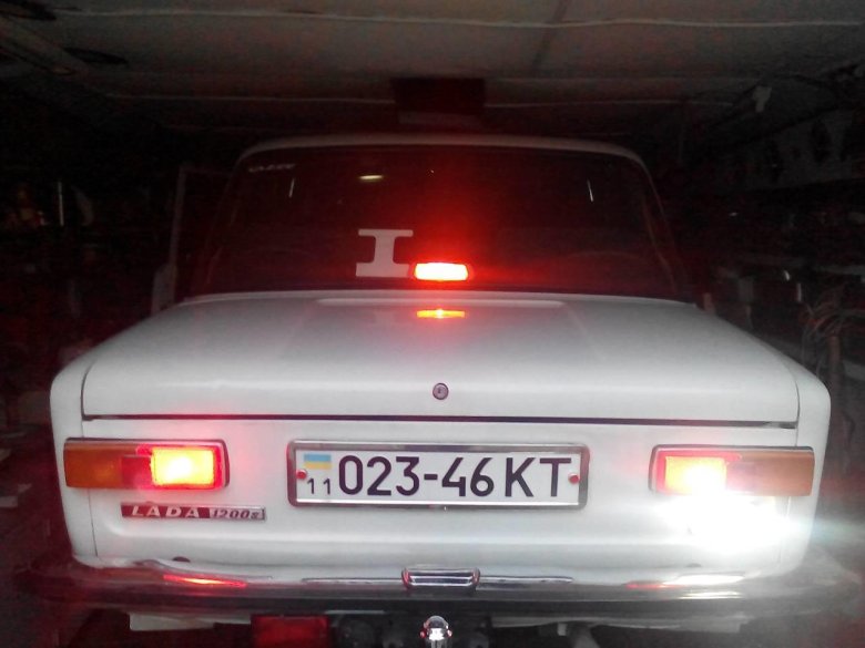 Диодные задние фары ваз 2101