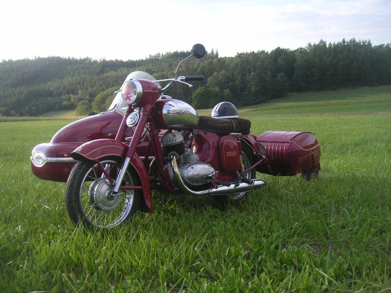 Ява 634 с люлькой