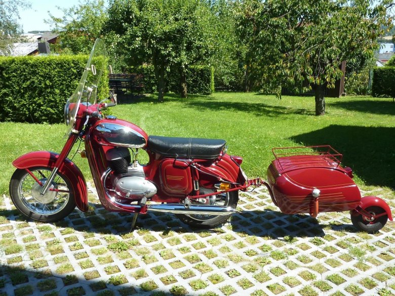 Ява 634 с коляской