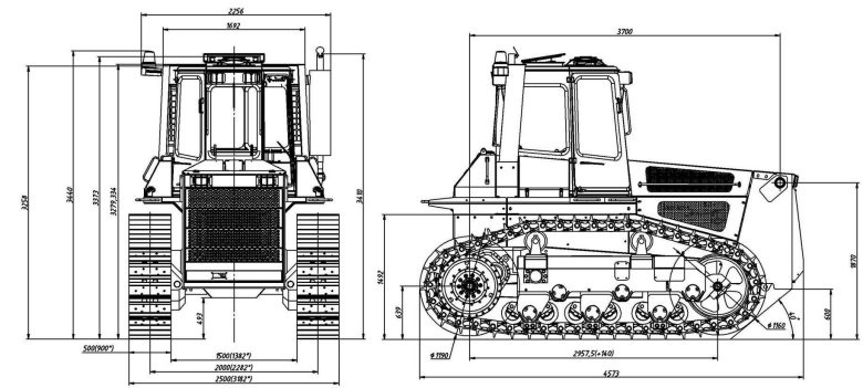 Бульдозер дст урал тм 10