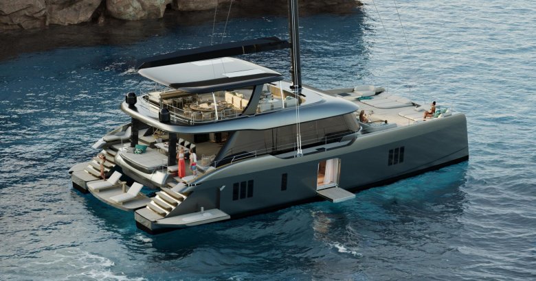 Яхта катамаран