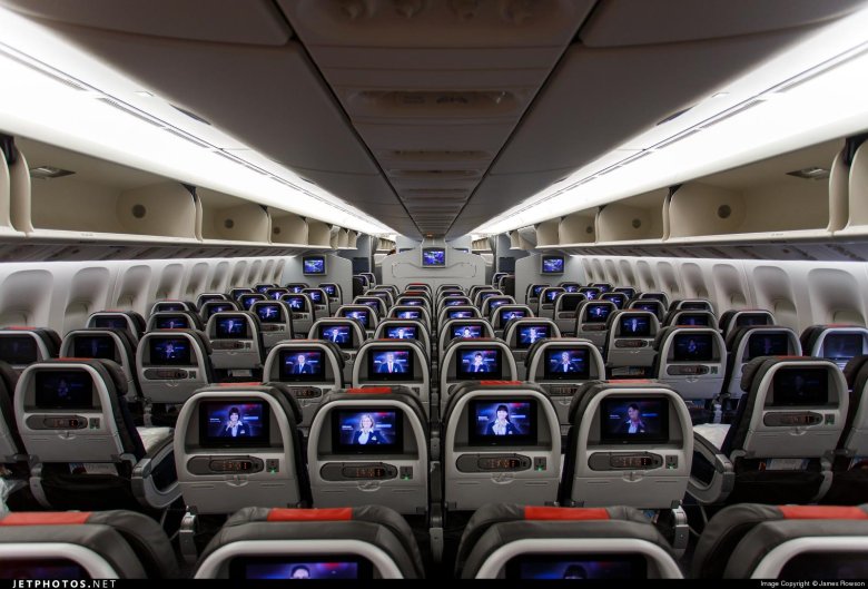 Boeing 777-300er внутри